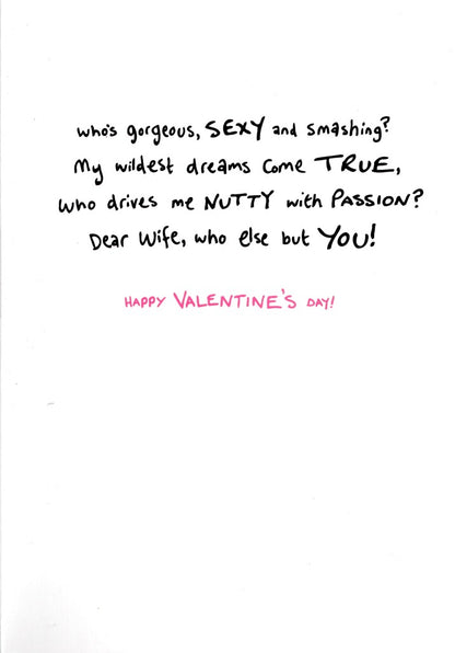 Wonderful Wife Love Monster Valentines Day Card