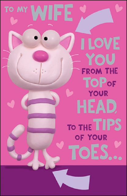 Wife Funny Valentine's Day Card