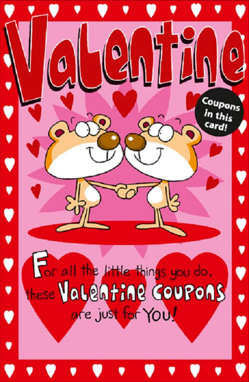 Fun Love Coupons Valentine's Day Card