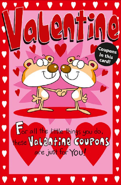 Fun Love Coupons Valentine's Day Card