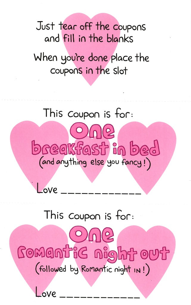 Fun Love Coupons Valentine's Day Card