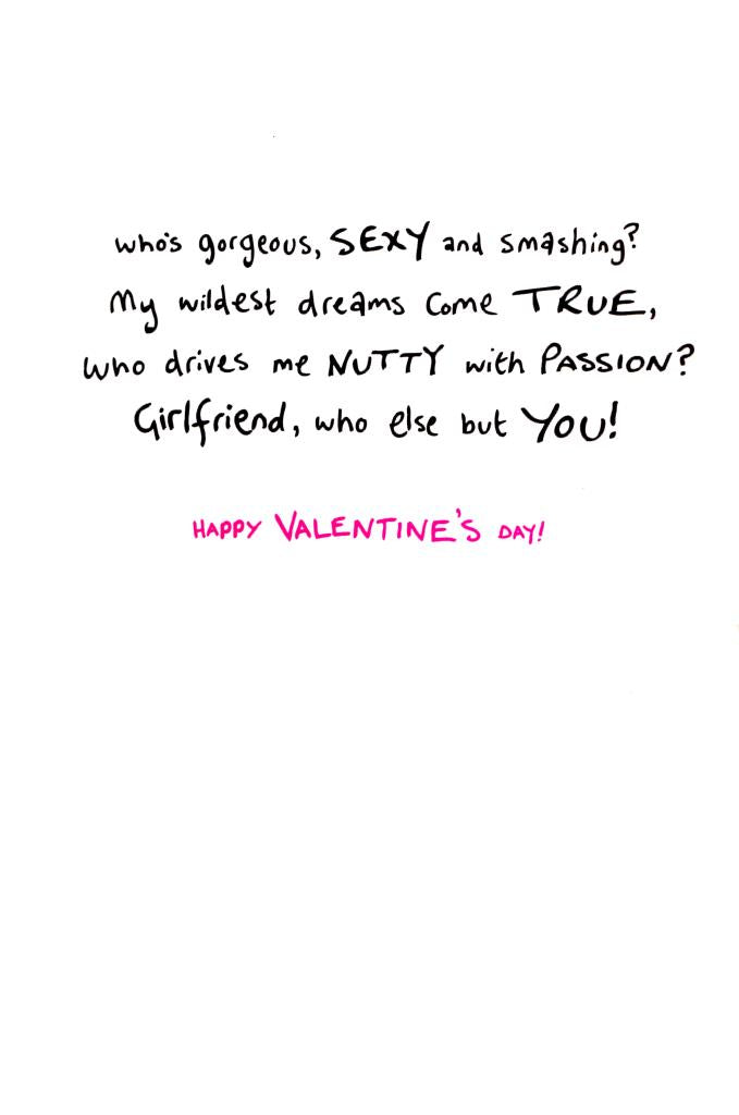 Girlfriend Love Monster Valentine's Day Card