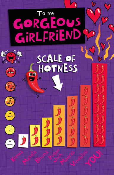 Hot Girlfriend Spice Up My Life Valentine's Day Card