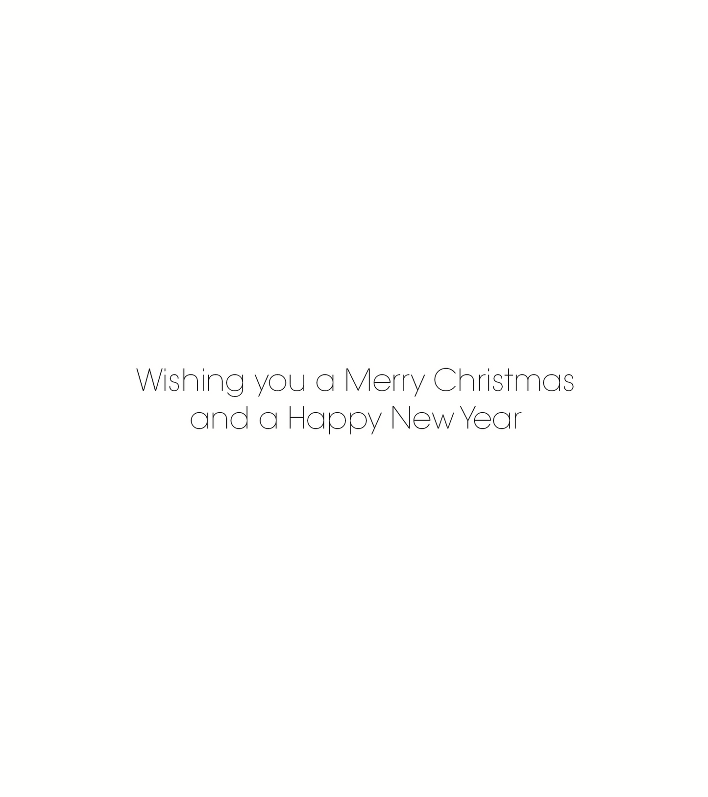 Pack of 5 White Christmas Charity Christmas Cards
