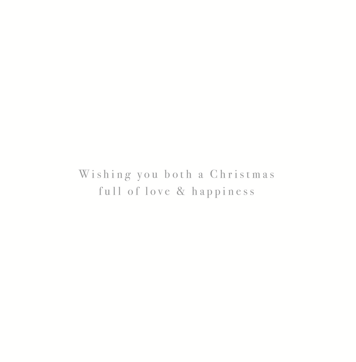 Special Couple Festive Xmas Mistletoe Foiled Christmas Card