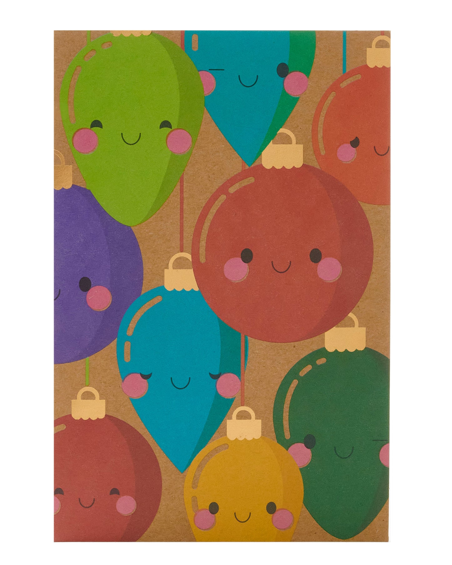 Box of 8 Festive Xmas Baubles In Aid Of Mind Charity Christmas Cards