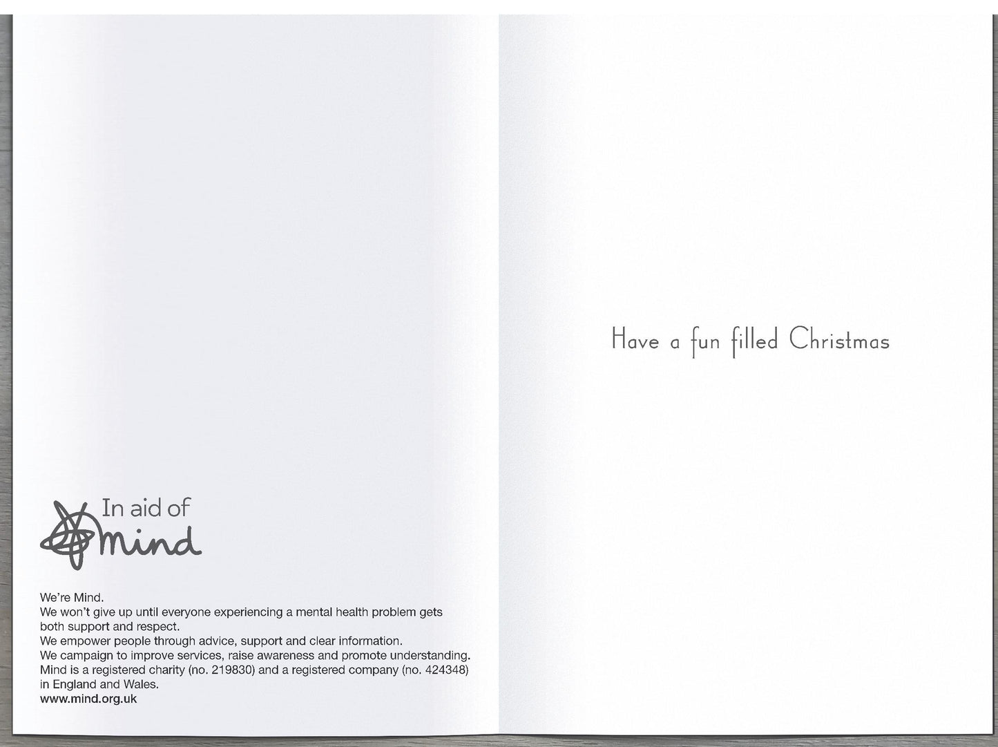 Box of 8 Festive Xmas Baubles In Aid Of Mind Charity Christmas Cards