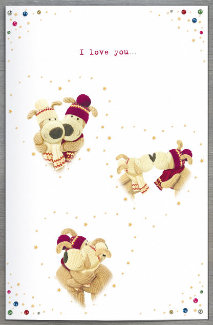 Boofle Very Special Fiance Foiled & Embellished Christmas Greeting Card