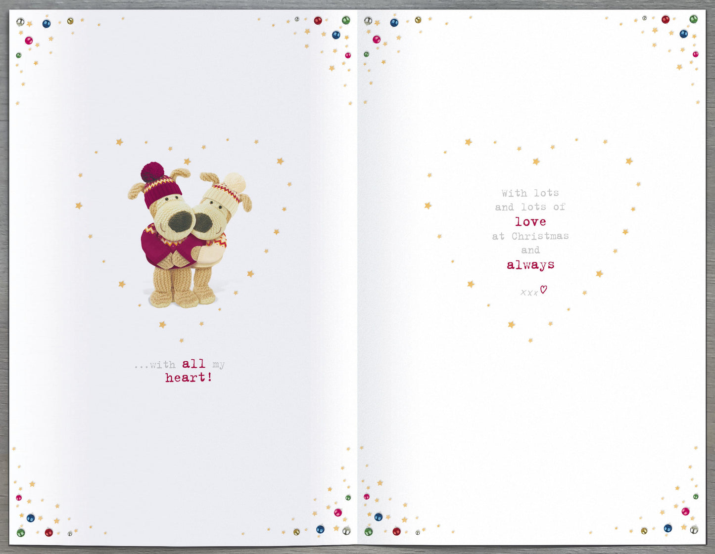 Boofle Very Special Fiance Foiled & Embellished Christmas Greeting Card