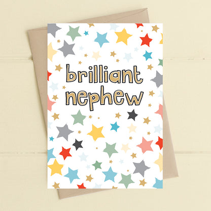 Brilliant Nephew Greeting Card