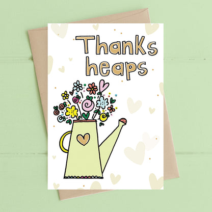 Thanks Heaps Thank You Greeting Card
