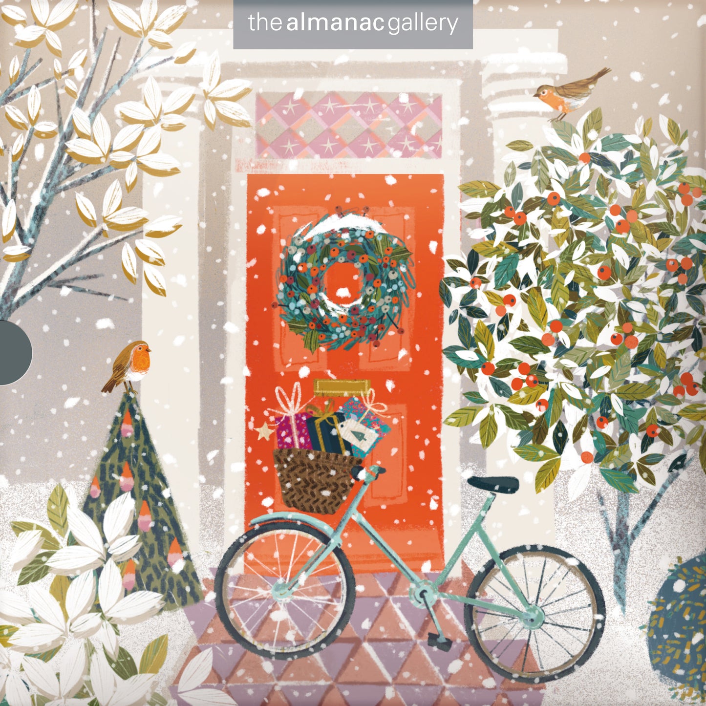 Box of 16 Festive Christmas Deliveries Christmas Cards In 2 Designs