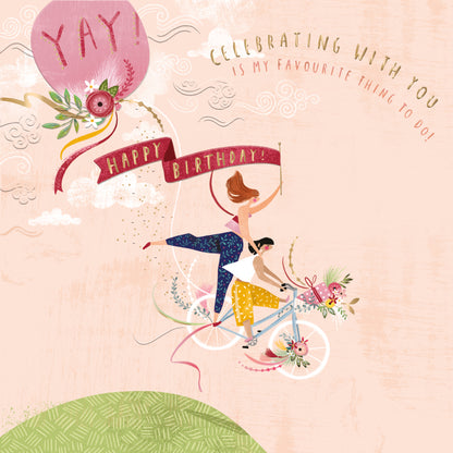 Favourite Thing Birthday Greeting Card By The Curious Inksmith