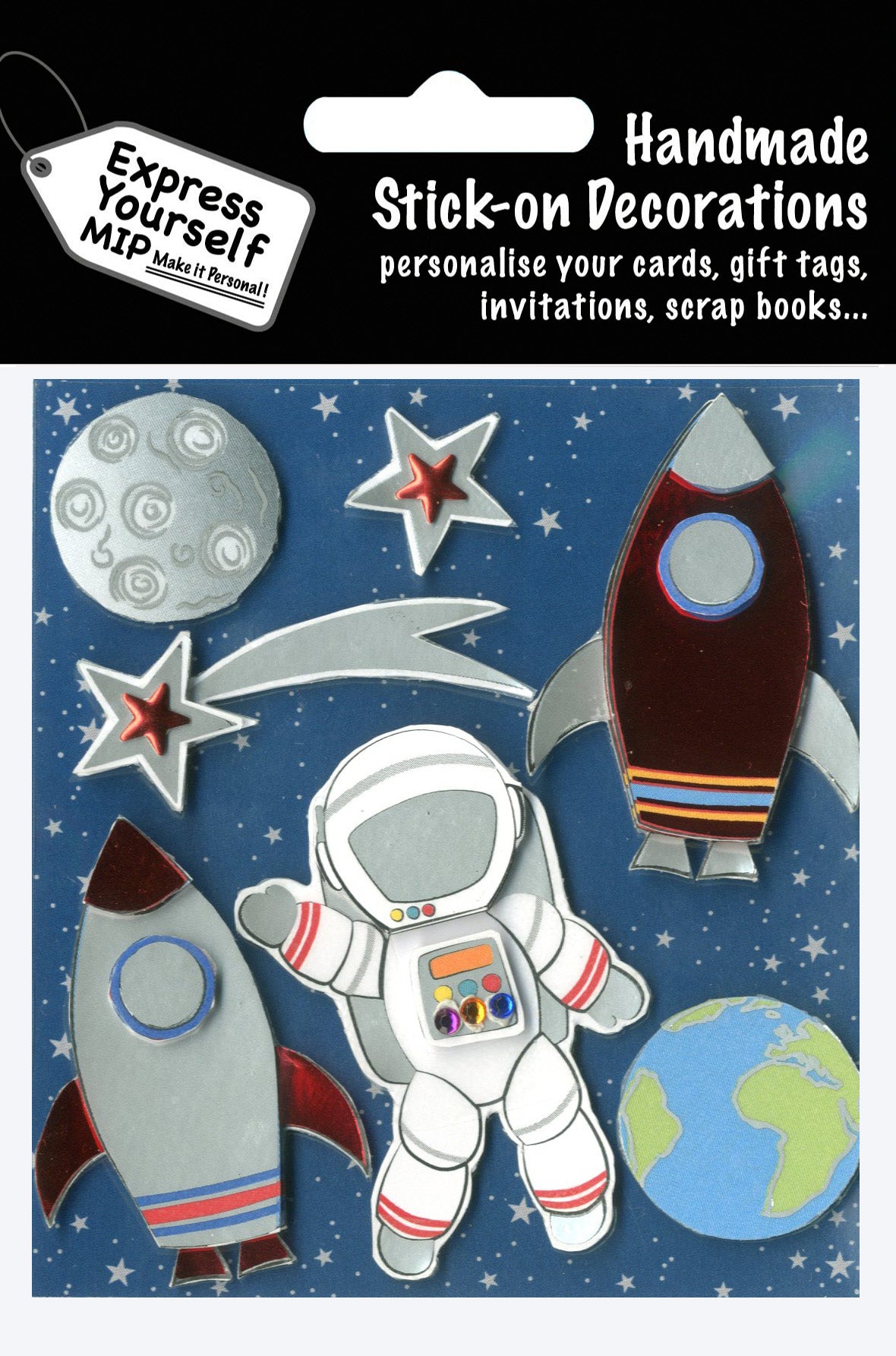 Rocket & Spaceman DIY Greeting Card Toppers