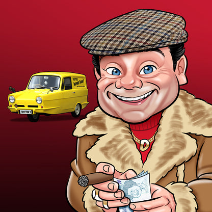 Del Boy Birthday Greeting Sound Card Blank Inside