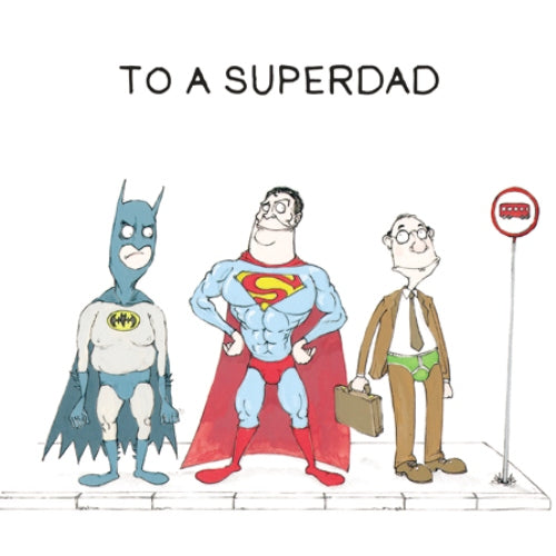 Superdad Father's Day Greeting Card