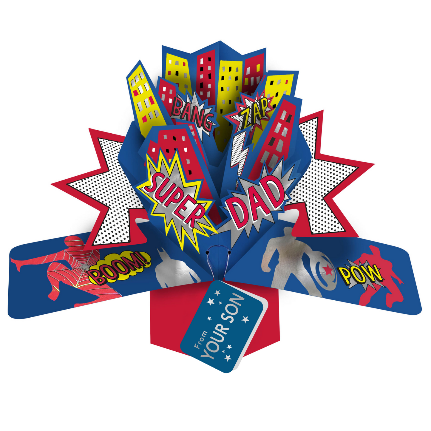 From Your Son Super Dad Pop Up Card