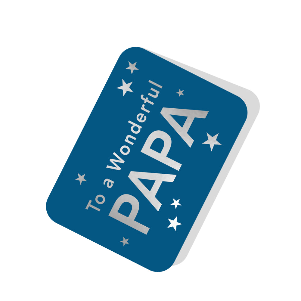 Happy Father's Day To A Wonderful Papa Red Car Pop Up Card