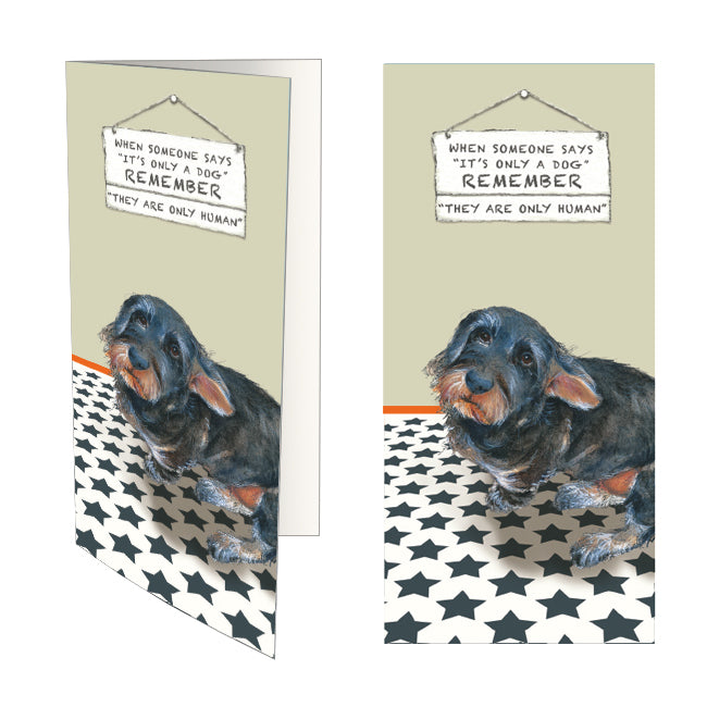 It's Only A Dog Little Dog Laughed Greeting Card RSPCA Charity