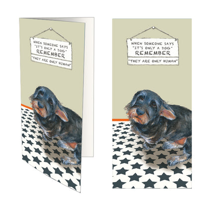 It's Only A Dog Little Dog Laughed Greeting Card RSPCA Charity