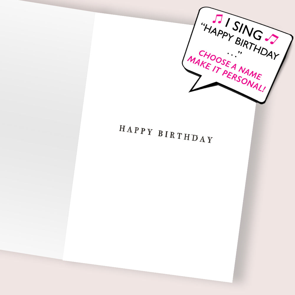 Wonderful Sister Musical Birthday Card Singing Happy Birthday To You Smelly Sister