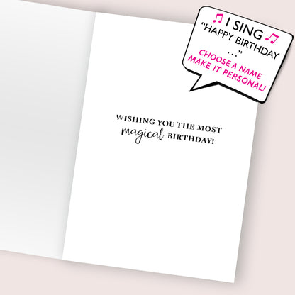 Amazing Granddaughter Musical Birthday Card Singing Happy Birthday To You Isabella