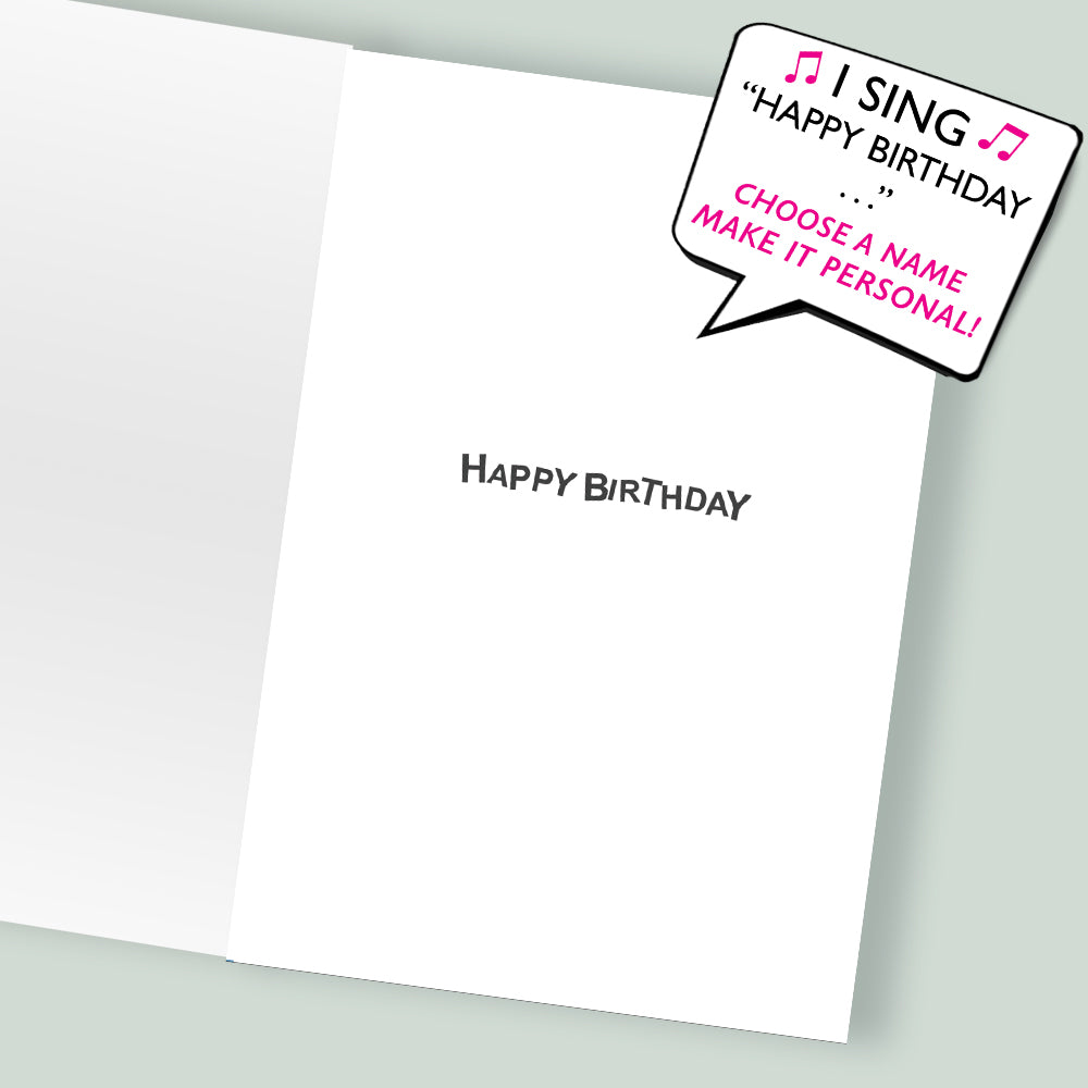 Roar-some Brother Musical Birthday Card Singing Happy Birthday To You Benjamin