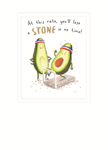You'll Lose A Stone In No Time! Funny Birthday Greeting Card