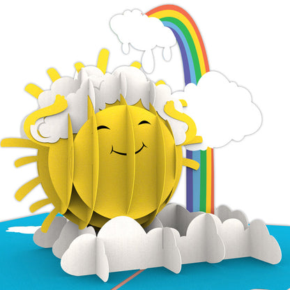 Sunshine Laser Cut Pop Up Greeting Card