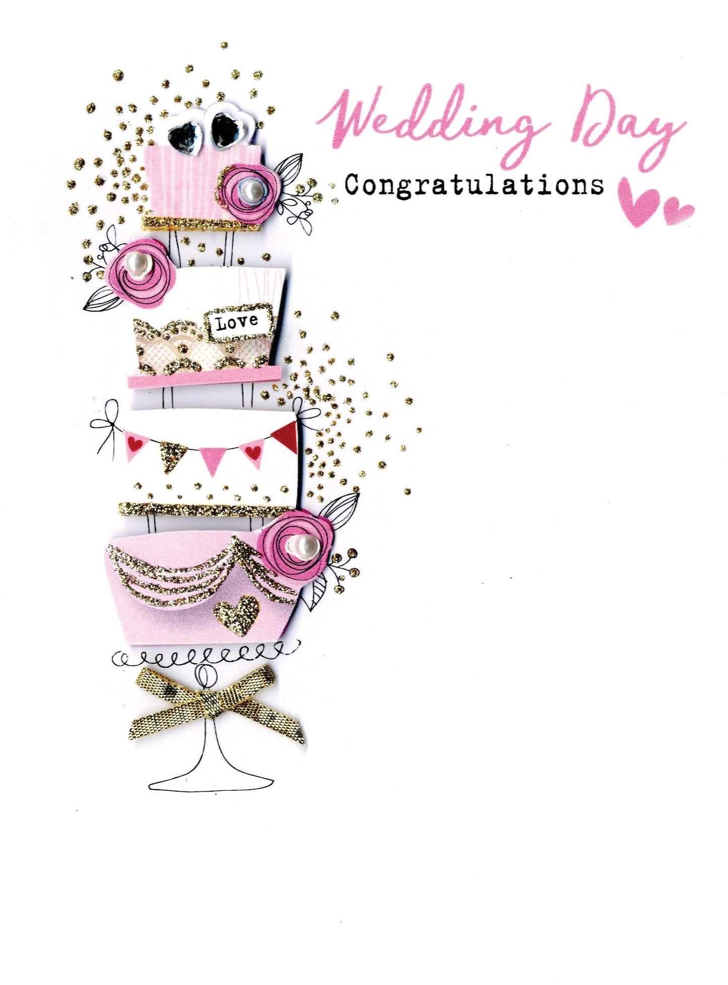 Wedding Day Congratulations Irresistible Greeting Card