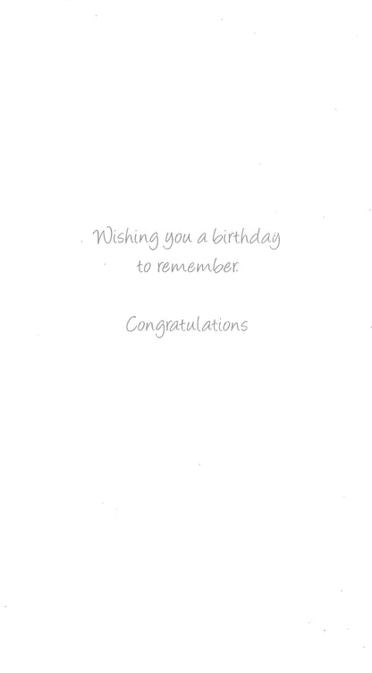 Gorgeous 30th Age 30 Birthday Greeting Card Hand-Finished Champagne Range Cards