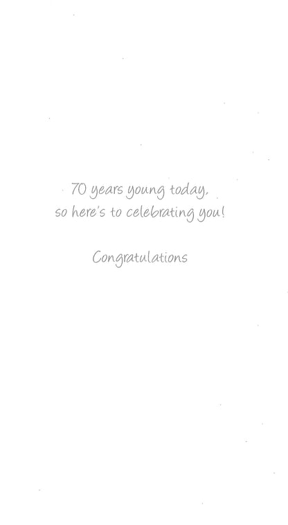 Gorgeous 40th Age 40 Birthday Greeting Card Hand-Finished Champagne Range Cards