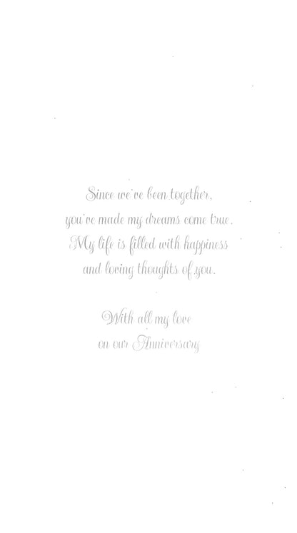 Amazing Husband Anniversary Luxury Champagne Greeting Card Hand-Finished Cards