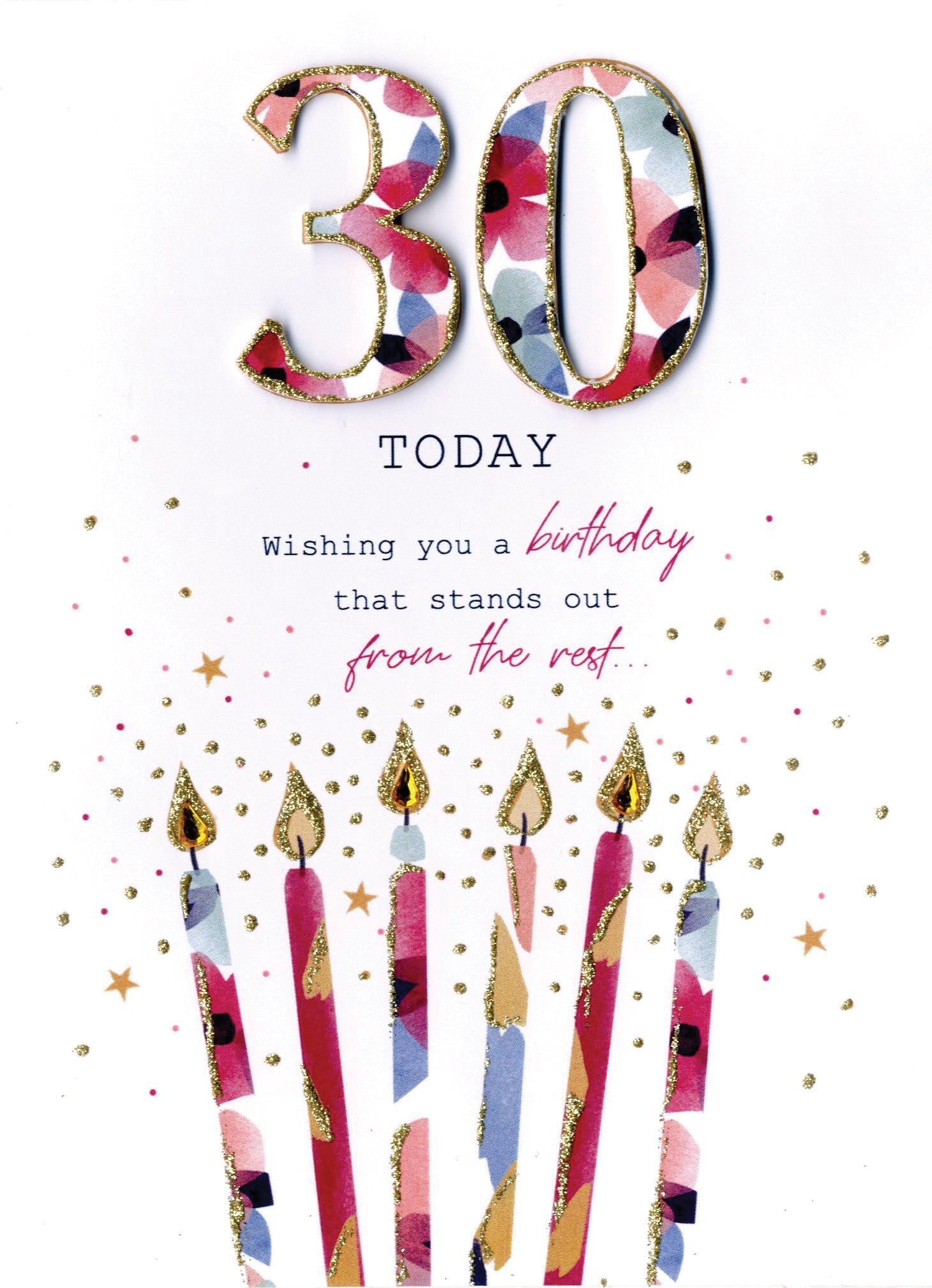 30 Today Female 30th Birthday Greeting Card – Love Kate's