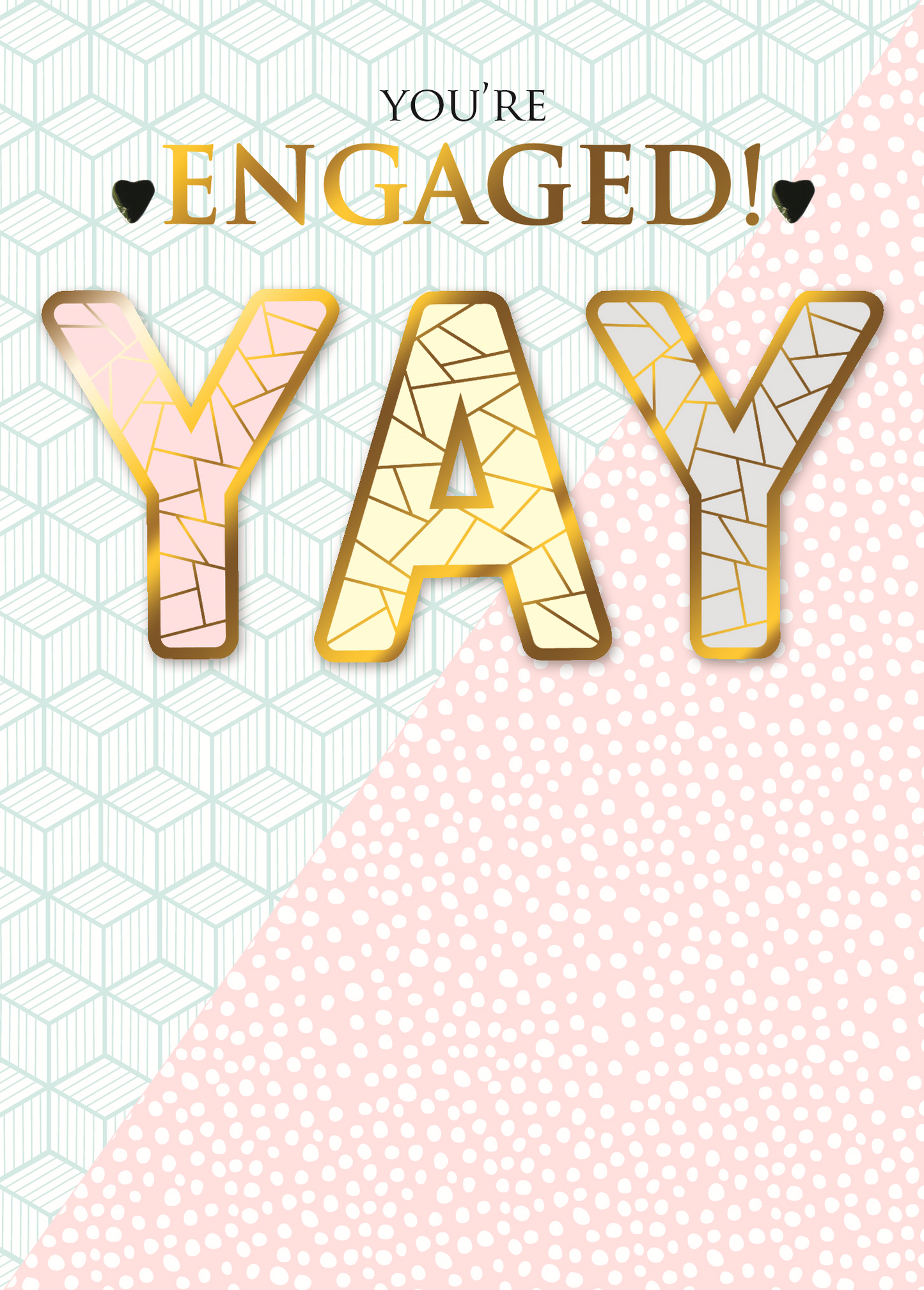 You're Engaged! Happy Engagement YAY Greeting Card