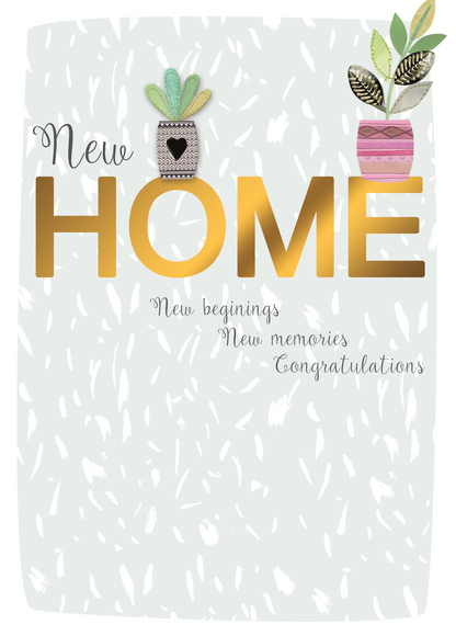 Congratulations New Home Greeting Card