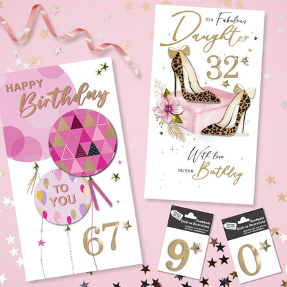 Make It Personal Stick-On Number 1 Gold Foil DIY Card Topper Embellishment