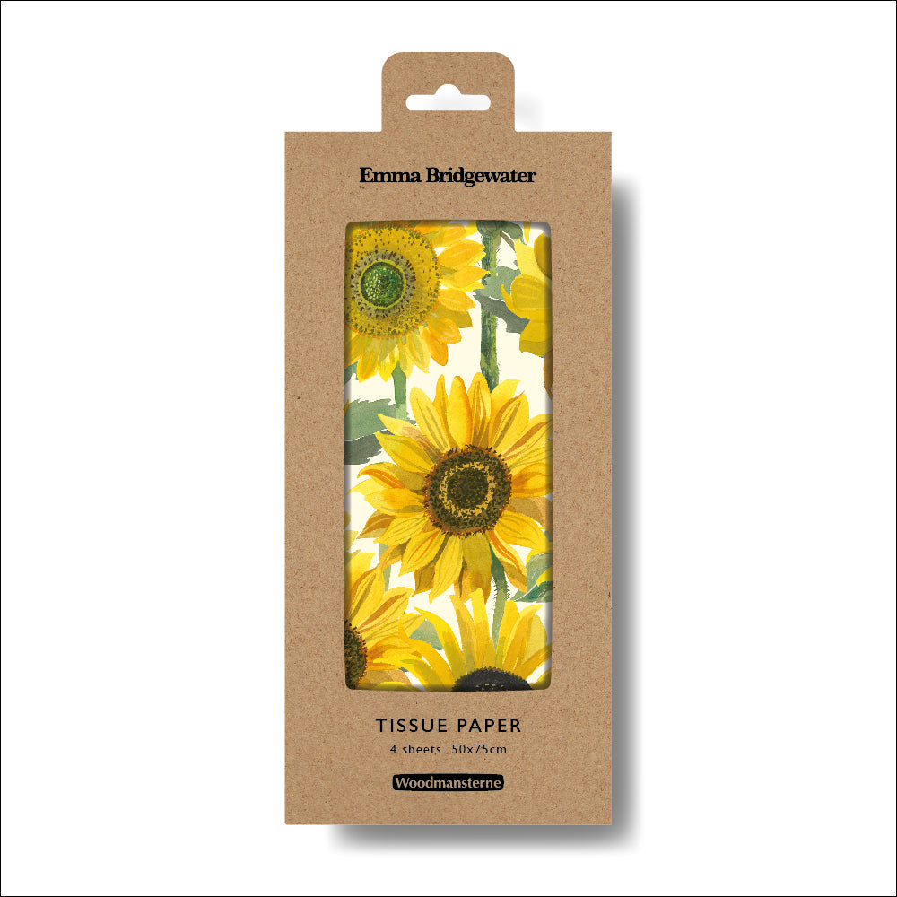 Emma Bridgewater Sunflowers Tissue Paper Giftwrap Celebration Gift Wrapping
