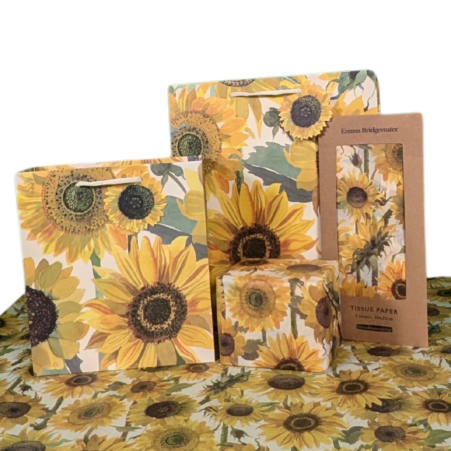 Emma Bridgewater Sunflowers Tissue Paper Giftwrap Celebration Gift Wrapping