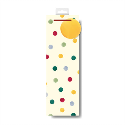 Emma Bridgewater Polka Dot Bottle Gift Bag Gift Wrapping Accessory