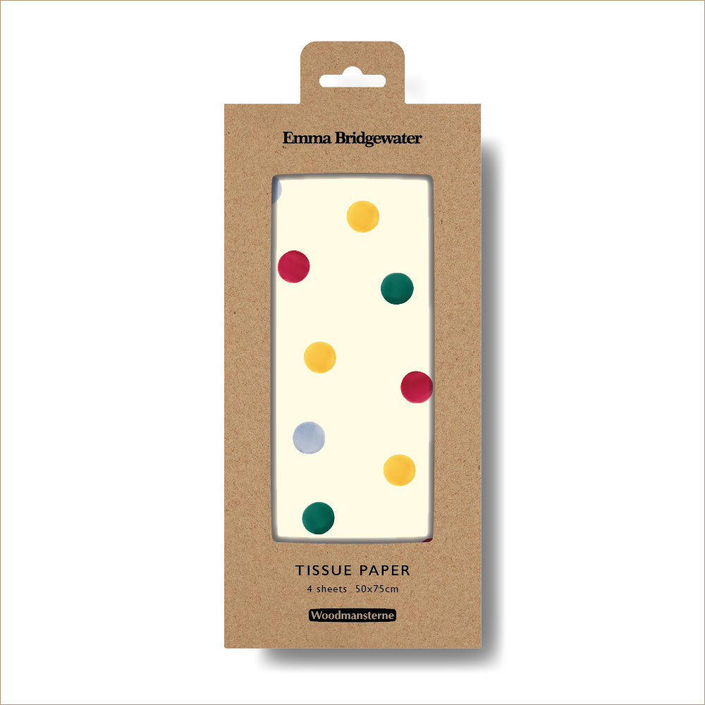 Emma Bridgewater Polka Dot Tissue Paper Giftwrap Celebration Gift Wrapping