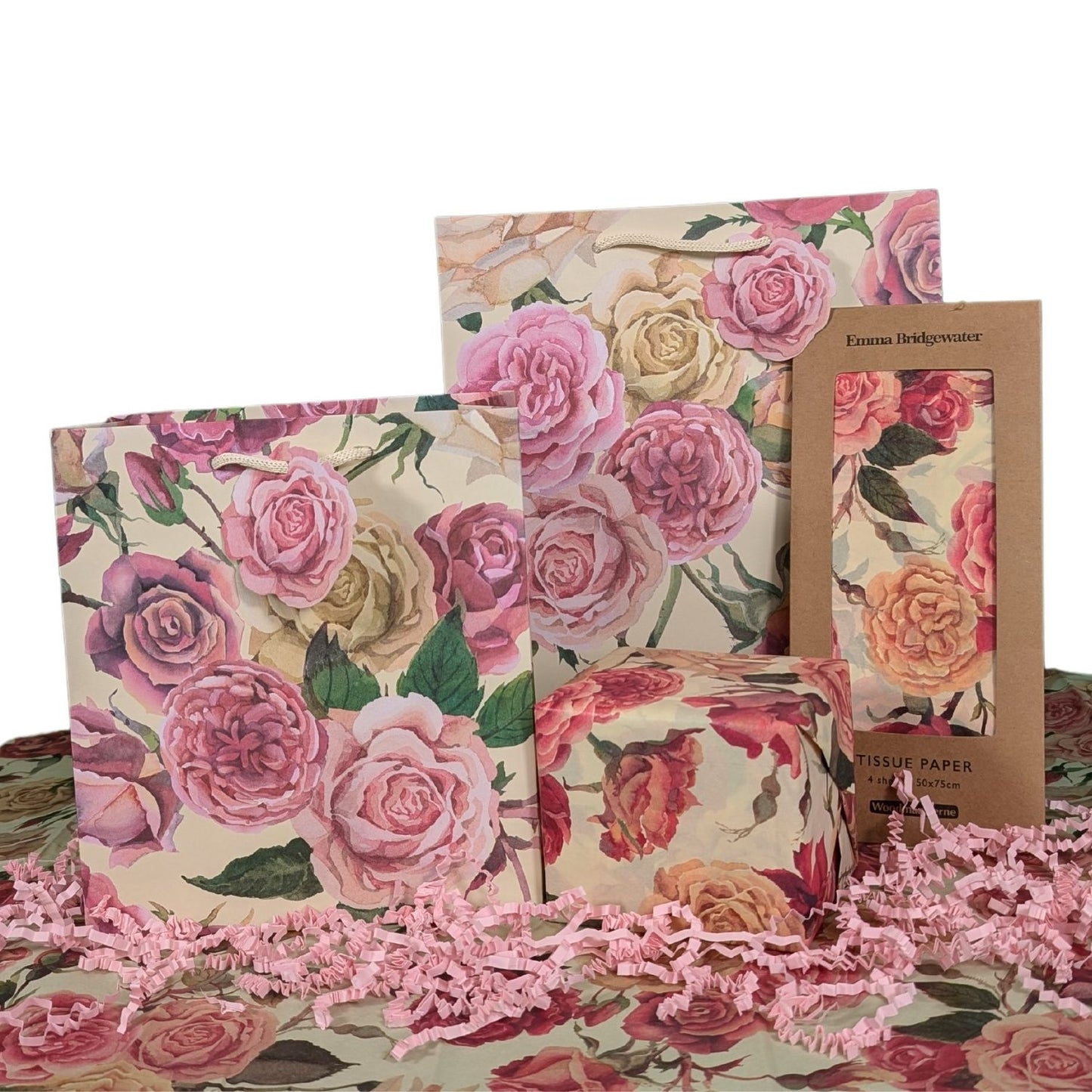 Emma Bridgewater Roses Large Gift Bag Gift Wrapping Accessory