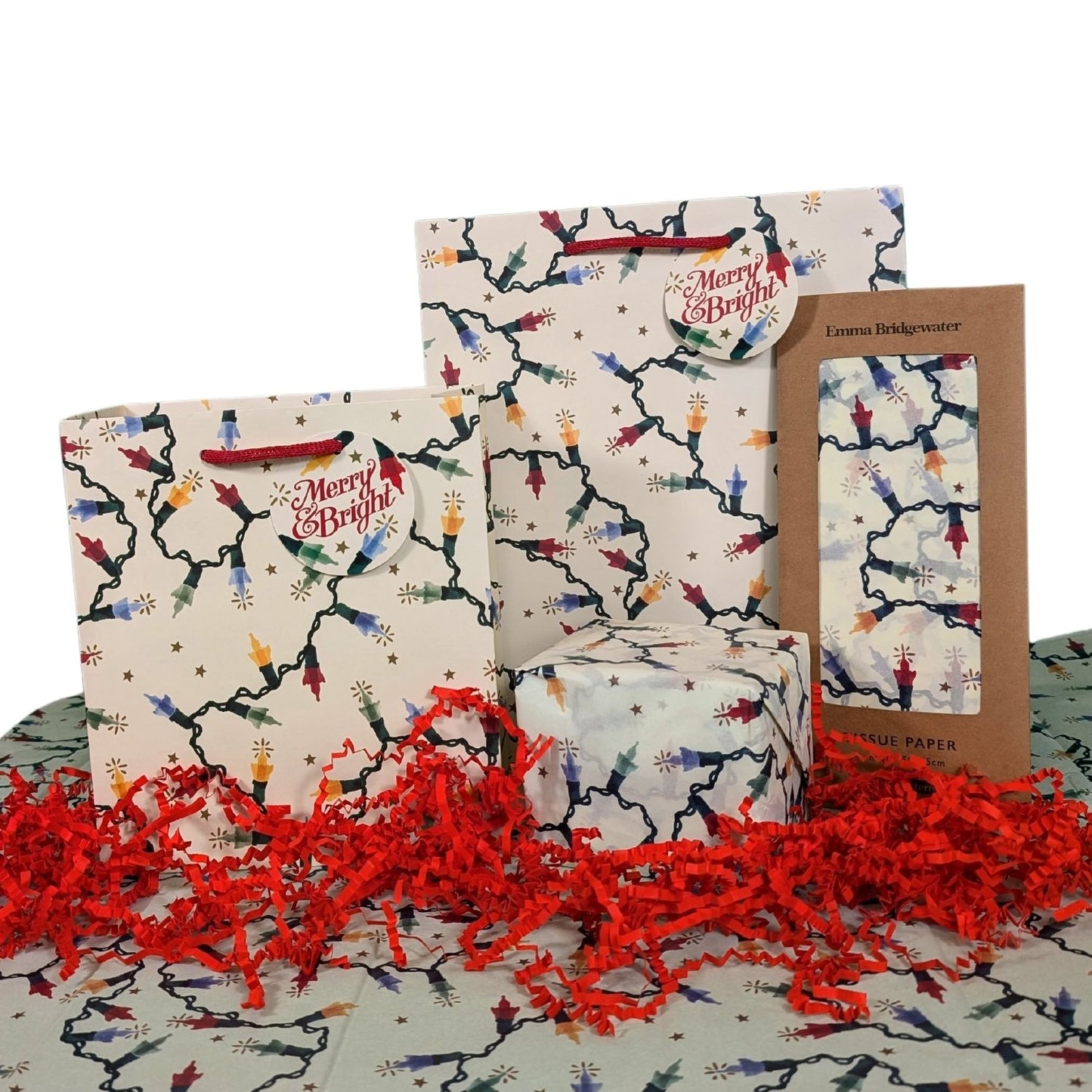 Emma Bridgewater Fairy Lights Large Gift Bag Christmas Gift Accessory