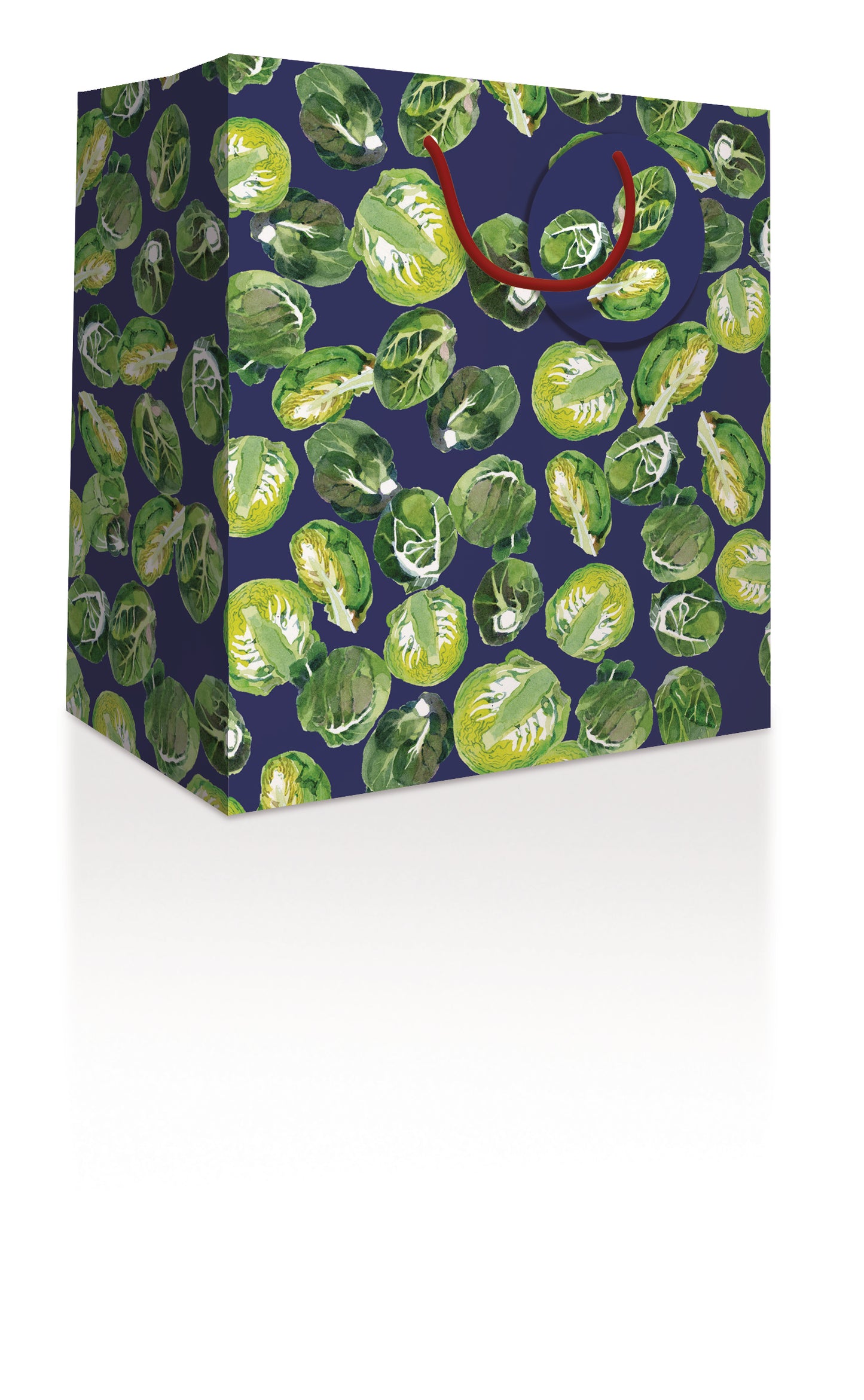 Emma Bridgewater Brussels Sprouts Medium Gift Bag Christmas Gift Accessory