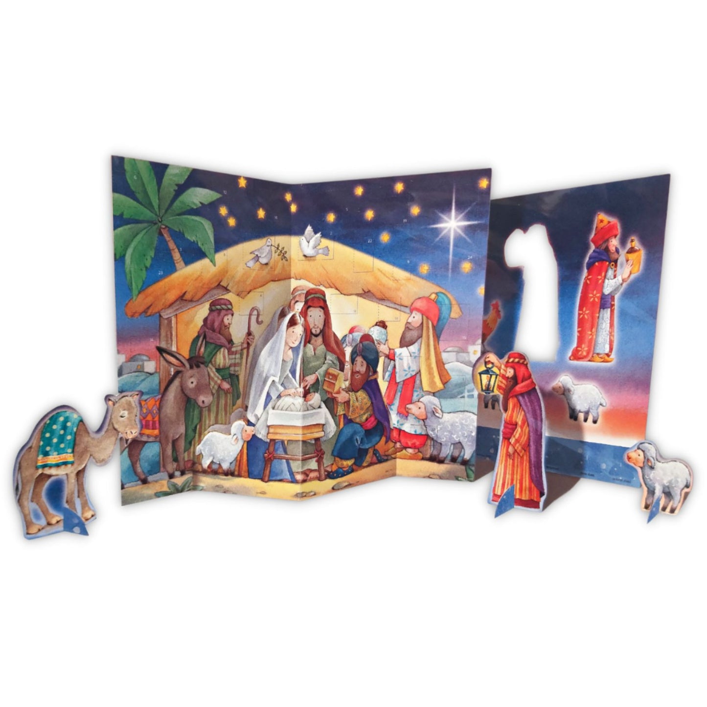In A Stable Pop Out Christmas Advent Calendar With Characters