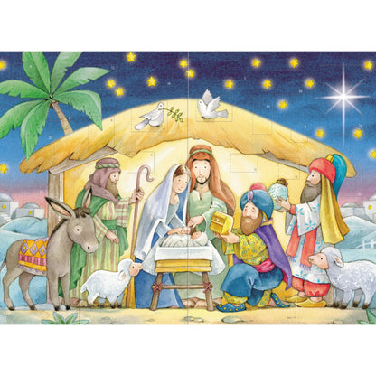 In A Stable Pop Out Christmas Advent Calendar With Characters