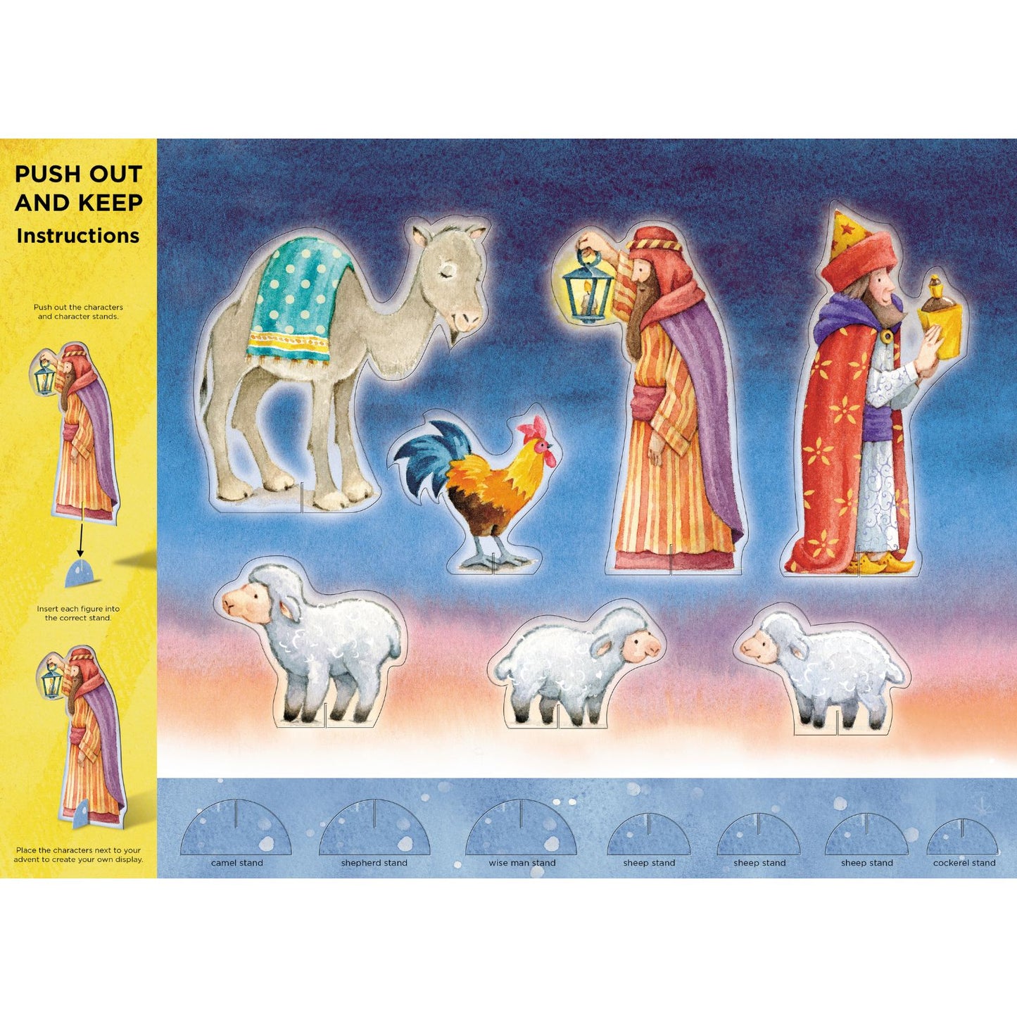 In A Stable Pop Out Christmas Advent Calendar With Characters