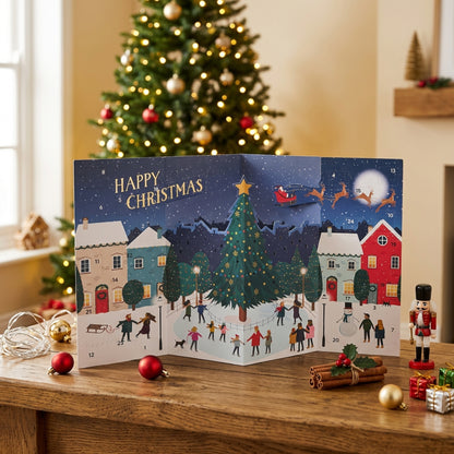 Skating Around The Tree Christmas Advent Calendar