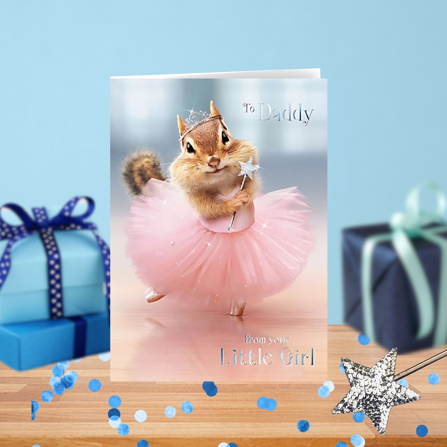 Avanti To Daddy From Your Little Girl Father's Day Greeting Card