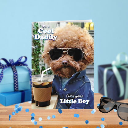 Avanti From Your Little Boy Cockapoo Father's Day Greeting Card